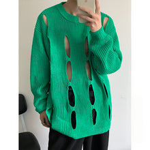 Load image into Gallery viewer, Hollow Hole Loose Sweater
