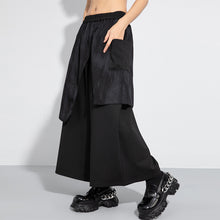 Load image into Gallery viewer, Layered Fake Two-piece Cropped Culottes
