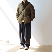 Load image into Gallery viewer, Japanese Retro Water-repellent Duck Down Shirt Down Jacket
