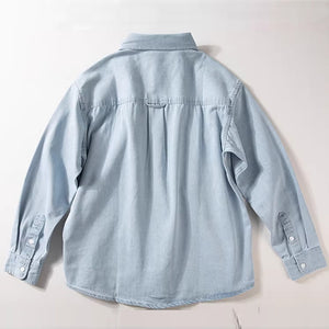 Denim Loose American Casual Shirt Jacket