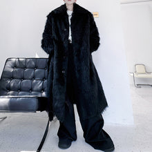 Load image into Gallery viewer, Thickened Plush Artificial Fur Mid-Length Coat
