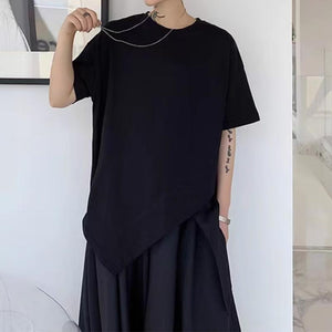 Irregular Hem Short Sleeve T-Shirt