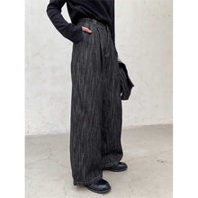 Load image into Gallery viewer, High Waist Straight Denim Wide Leg Pants
