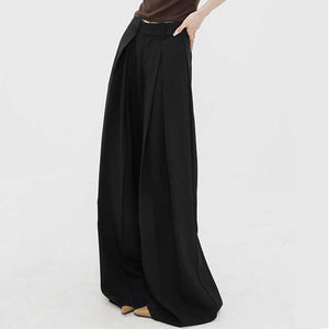 High Waist Casual Loose Suit Pants