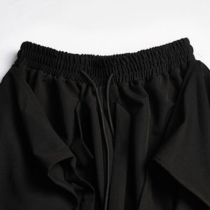 Loose Wide-leg Cropped Culottes