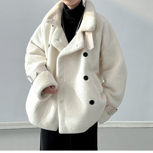 Retro Lambswool Thickened Cotton Jacket