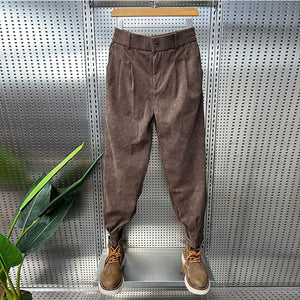 Winter Corduroy Casual Slim-fit Loose Harem Pants