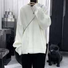 Load image into Gallery viewer, Loose Round Neck Solid Color Sweater
