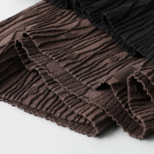 A-line High-waisted Knitted Skirt
