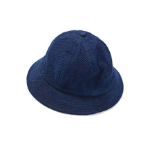 Load image into Gallery viewer, Plant Indigo Dyed Bucket Hat
