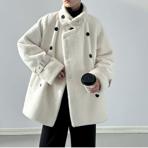 Retro Lambswool Thickened Cotton Jacket