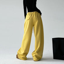 Load image into Gallery viewer, High Waist Wide Leg Thickened Straight Pants
