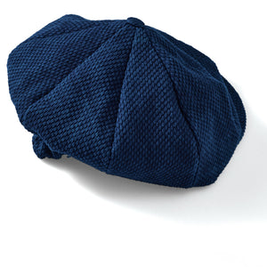 Plant Indigo Dyed Octagonal Hat