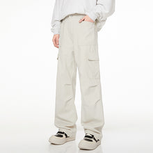 Load image into Gallery viewer, American Loose Straight Drape Wide Leg Large Pocket Casual Pants
