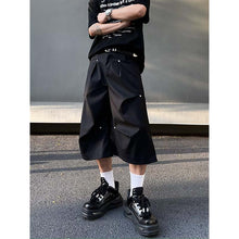 Load image into Gallery viewer, Rivet Pleated Machete Wide Leg Pants
