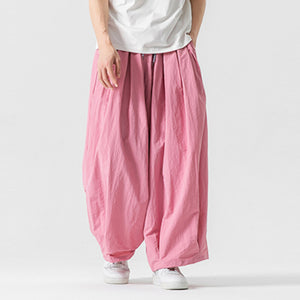 Japanese Retro Loose Wide-leg Flared Pants