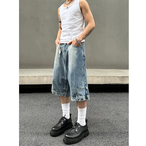 【Your pants are on backwards】Denim Shorts