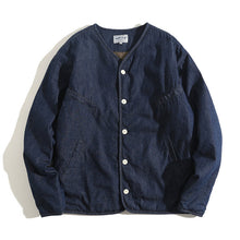 Load image into Gallery viewer, Cotton Japanese Vintage Denim Jacket
