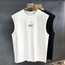 Load image into Gallery viewer, Cotton Sleeveless Loose Sports Vest
