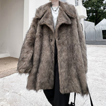 Load image into Gallery viewer, Warm Artificial Fur Oversized Coat
