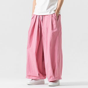 Japanese Retro Loose Wide-leg Flared Pants