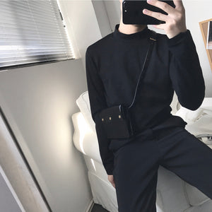 Half Turtleneck Loose Bottoming T-shirt