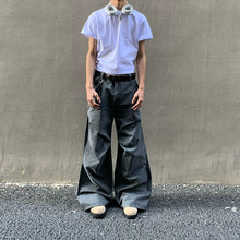 Load image into Gallery viewer, Vintage Pleated Wide Leg Casual Trousers
