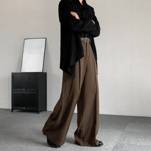 Vintage Pleated Wide Leg Pants