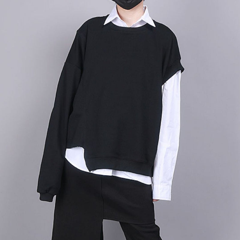 Irregular Sleeves Loose Casual Sweatshirt