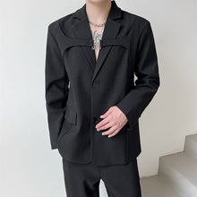 Load image into Gallery viewer, Metal Claw Button Single Breasted Blazer
