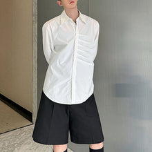 Load image into Gallery viewer, Pleated Silhouette Long-sleeve Shirt
