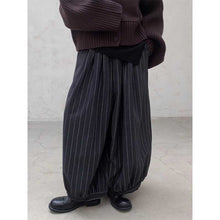 Load image into Gallery viewer, Loose Fleece Striped Wide-Leg Bloomers
