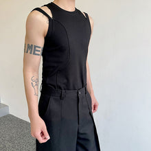 Load image into Gallery viewer, Slim Fit Hollow Strap Vest
