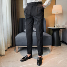 Load image into Gallery viewer, Solid Color Slim Straight Casual Pants
