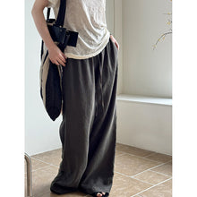 Load image into Gallery viewer, Drawstring Casual Wide-leg Pants
