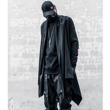 Load image into Gallery viewer, Black Mid-Length Cardigan Cape
