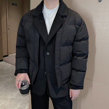 Load image into Gallery viewer, Winter Fake Two-piece Cotton Coat
