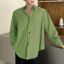 Load image into Gallery viewer, Asymmetric Striped Shirt
