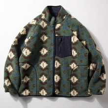 Load image into Gallery viewer, Double-sided Retro Polar Fleece Plus Velvet Warm Jacket
