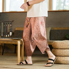 Load image into Gallery viewer, Embroidered Loose Harem Cropped Pants
