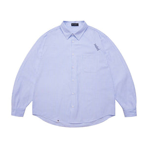 Japanese Striped Lapel Pocket Shirt