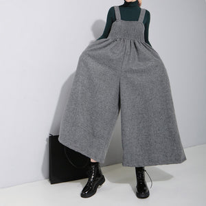 Retro Loose Wide Leg Overalls