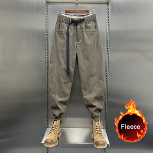 Loose Waistband Corduroy Casual Pants