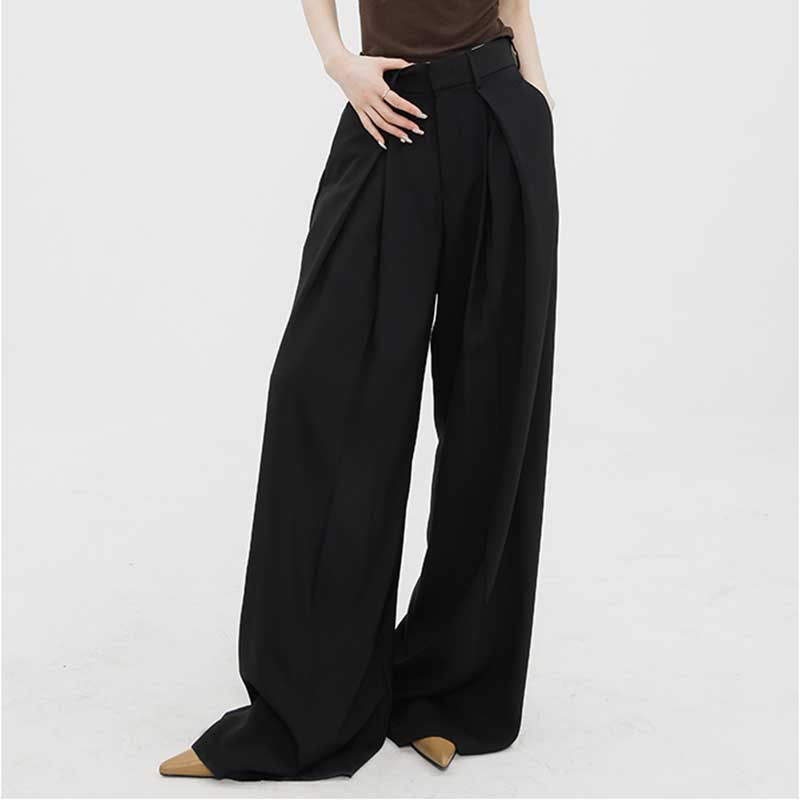 High Waist Casual Loose Suit Pants