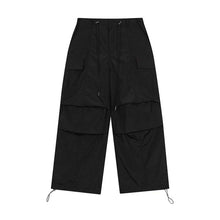 Load image into Gallery viewer, Dark Vintage Drawstring Cargo Pants
