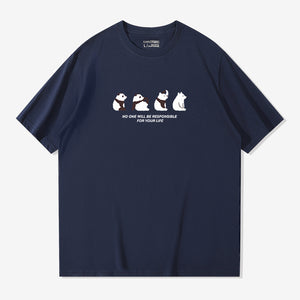 Panda Loose Casual T-Shirt