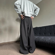 Load image into Gallery viewer, Drape Wide-leg Straight-leg Casual Loose-fitting Trousers
