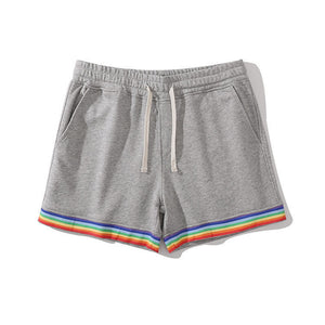 Cotton Sport Rainbow Print Shorts