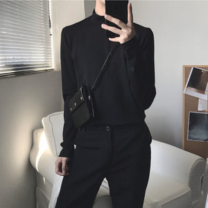 Half Turtleneck Loose Bottoming T-shirt