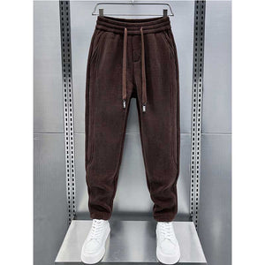 Corduroy Fleece Casual Loose Sports Pants